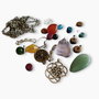 Lot pietre,accesorii metalice cu defecte