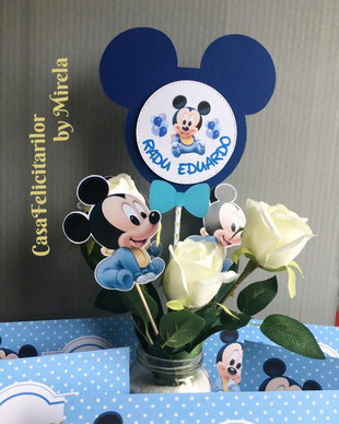 Decoratiune personalizata baby Mickey mouse