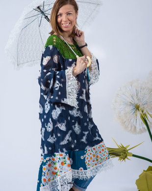 Bluză sau rochie maxi