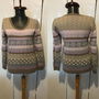 WALBUSCH PULOVER JAQUARD LANA CASMIR