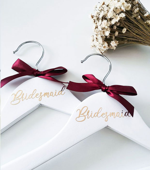 Umerase Burgundy Bridesmaid