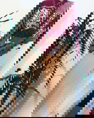 Camasa boho style și fusta cu nasturi