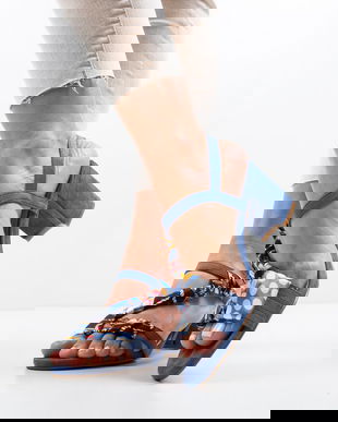 Sandale Gilbe Albastre