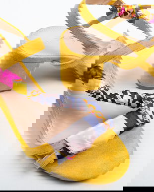 Sandale Gilbe Galbene