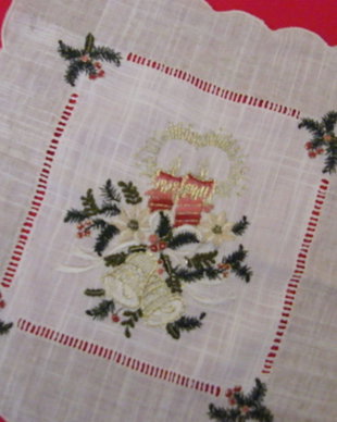 Mileu broderie Craciun    29 cm