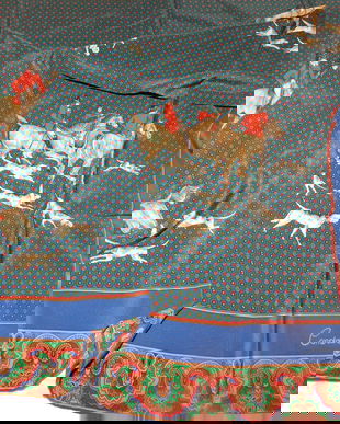 Brand Constanze , esarfa noua matase  naturala 90 x  90 cm