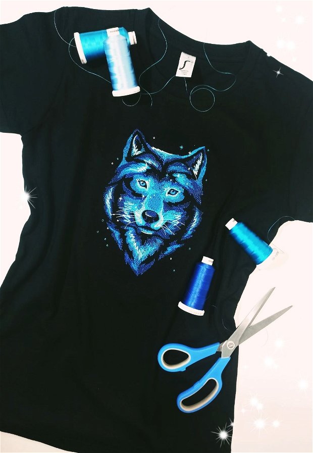 Tricou Blue wolf