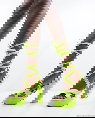 Sandale Ubaid Verzi Neon