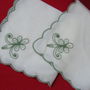 2 servete brodate 40 cm