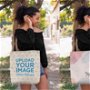 Geanta Sacosa Tote Bag Personalizata cu Orice Imagine, Logo sau Text