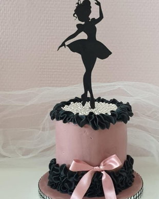 Topper tort balerina