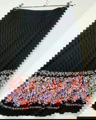 Fusta plisata vintage