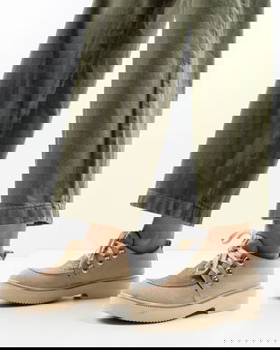 Pantofi Casual Squban Bej