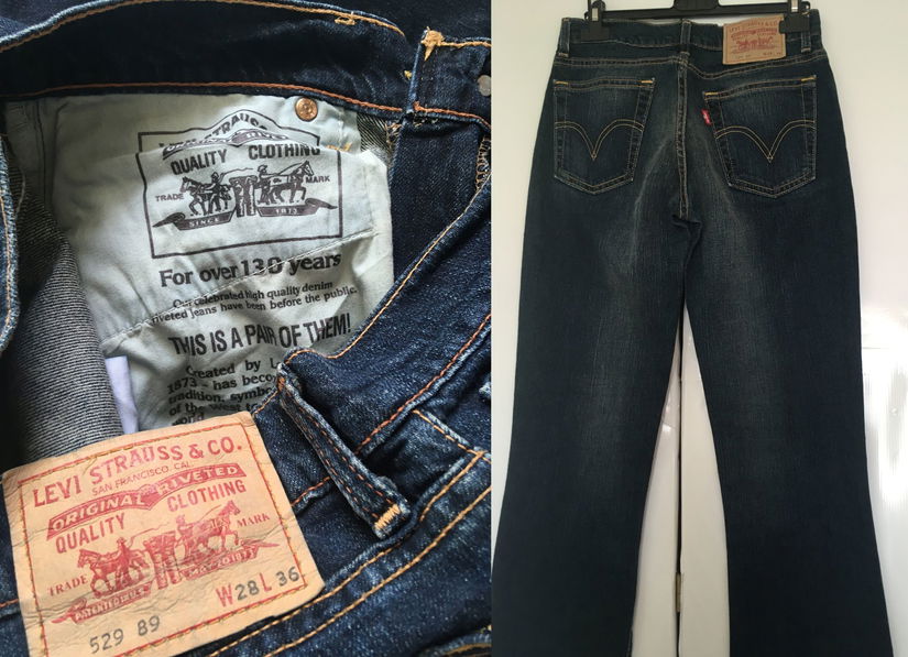 LEVI`S JEANS EVAZATI BLEUMARIN