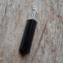 Pandantiv turmalina neagra - 43 mm