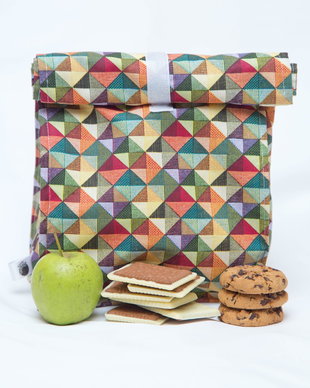 Lunchbag lavabil - gentuță pt prânz - CAROURI