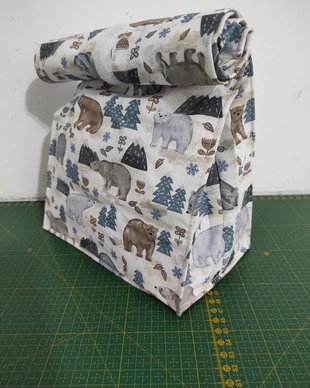 Lunchbag lavabil - gentuță pt prânz - WINTER