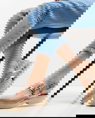 Pantofi Casual Peditre Bej