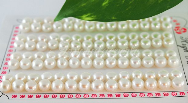 Perle cultura 6-6.5mm, semigaurite, cod P01 (1per)