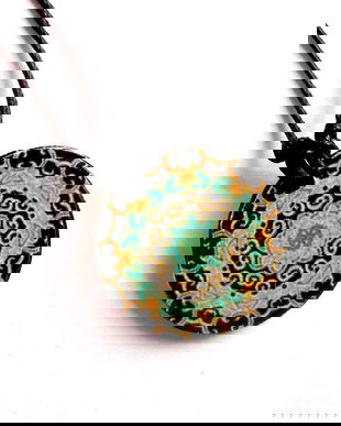 colier lemn mandala 38867