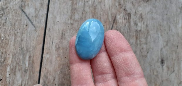 Cabochon opal albastru african 33x20 mm