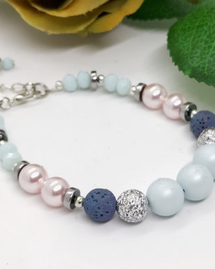 Bratara perle swarovski si cristale