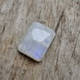 Cabochon piatra lunii rainbow, 25x19x7-8 mm
