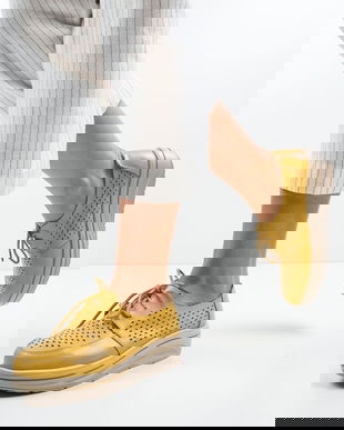 Pantofi Casual Litiani Galbeni