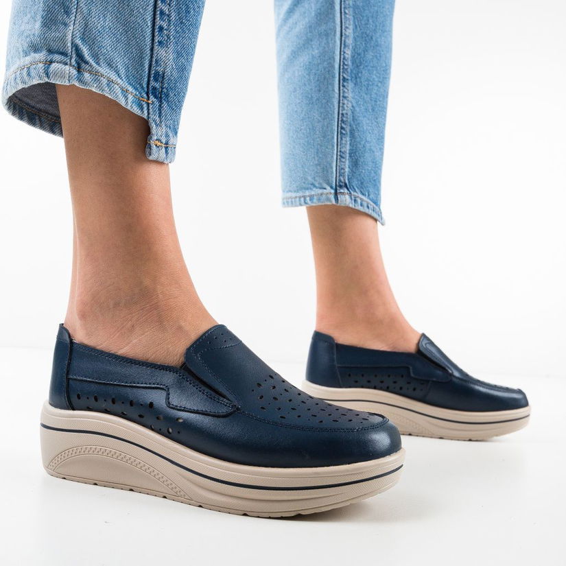 Pantofi Casual Olifram Bleumarin