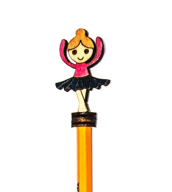 creion cu jucarie balerina