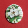 Cabochon portelan (provenienta America) aprox 38x28x4.4 mm
