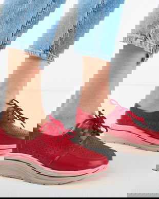 Pantofi Casual Litiani Rosii