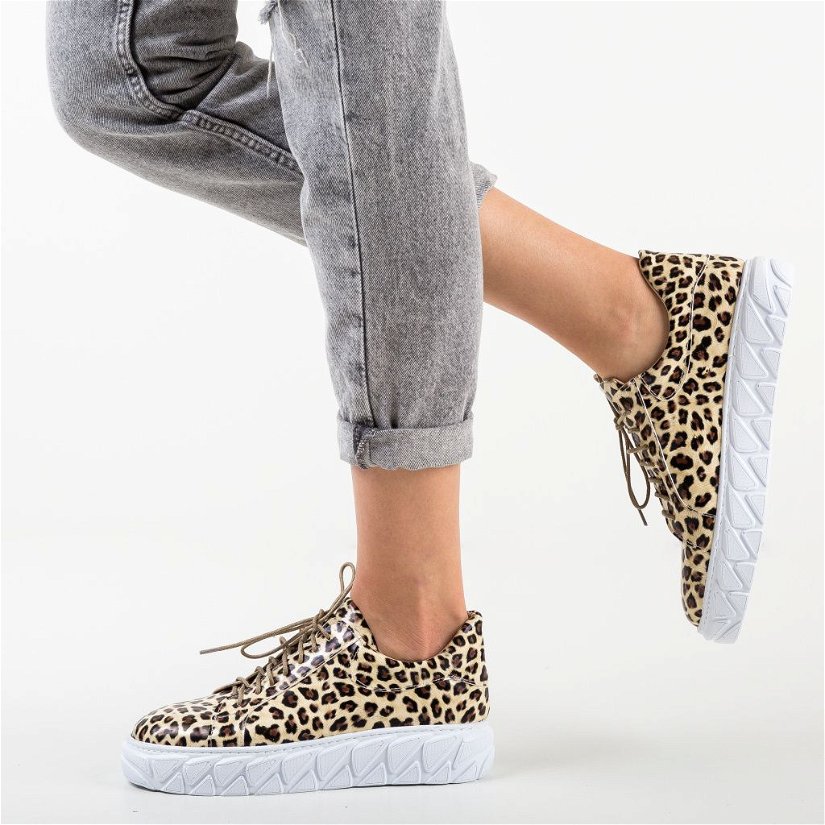 Pantofi Casual Jona Leopard