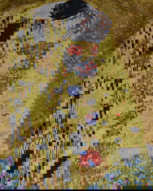 Esarfa Gustav Klimt "Sarutul"