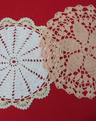 2 mileuri bumbac  22 cm