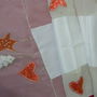 Nou-traversa organza cu broderii Craciun