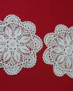 2 mileuri bumbac  20 cm
