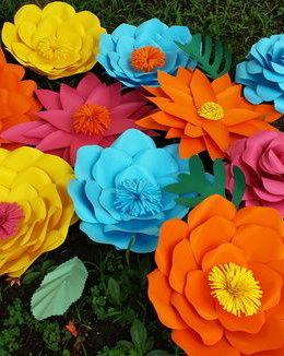 Flori mari decor