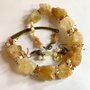 STATEMENT CITRINE-citrin,perle cultura,aventurin,bronz