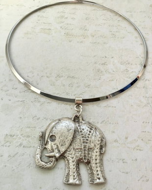 Colier boho elefant