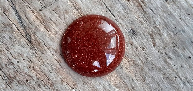 Cabochon goldstone (piatra soarelui) 30 mm