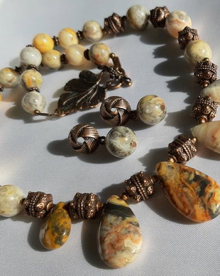 Agate naturale & Cupru