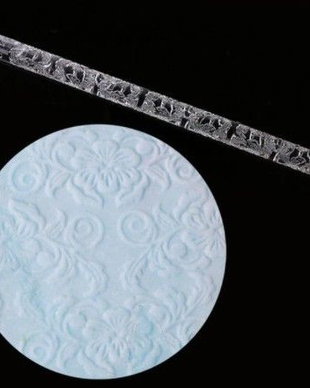 K0166 - Cilindru / rola decorare fondant, martipan, ceramica
