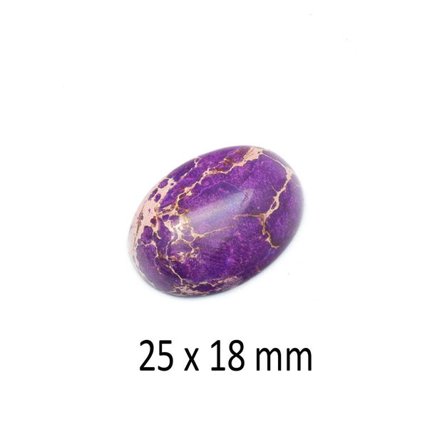 Cabochon Regalite, 25 x 18 mm, A347