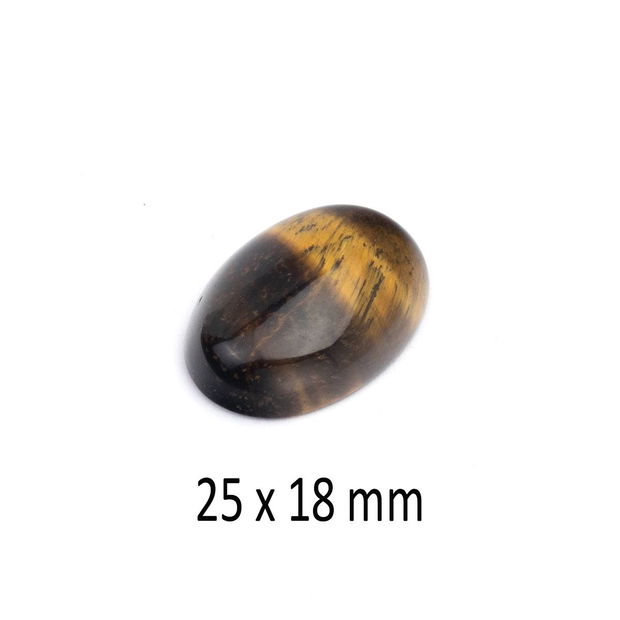 Cabochon, Ochi de Tigru, 25 x 18 mm, A370