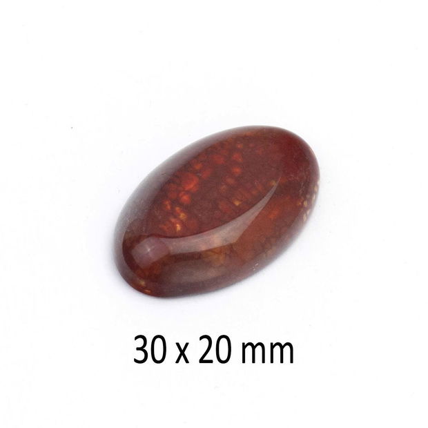 Cabochon Agata peruana, 30 x 20 mm, A376