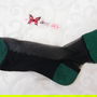 Nou-sosete negru lurex verde  38/40