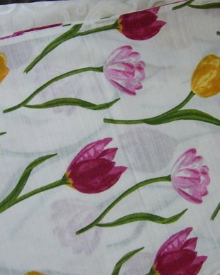 Noi-set 2 draperii cu lalele