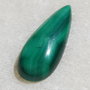 Cabochon malachit natural aprox 18.5x7x3 mm