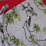 Draperie bumbac cu pasarele